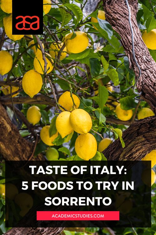 Taste of Italy: 5 Must Try Foods in Sorrento