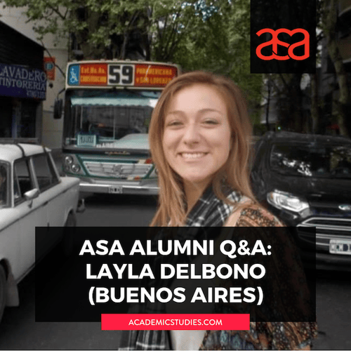 ASA Alumni Interviews: Layla Delbono - Buenos Aires